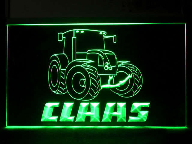 Claas Tractor Service LED Sign